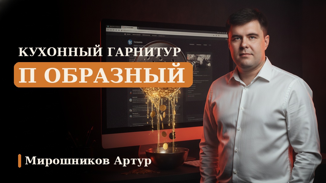 Кухонный гарнитур П образный