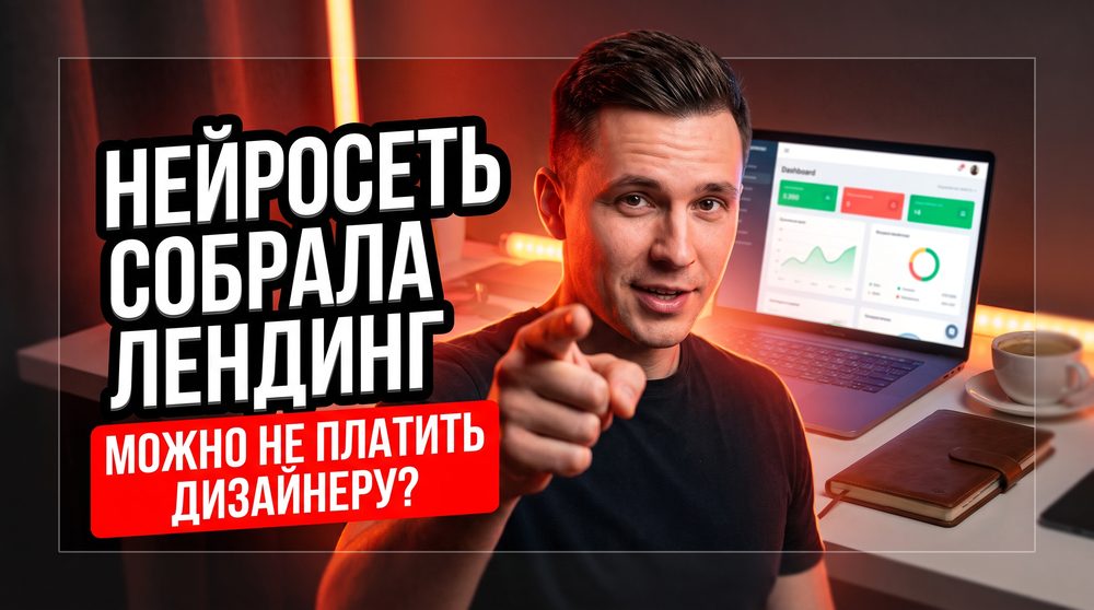 Нейросеть собрала лендинг — можно не платить дизайнеру?