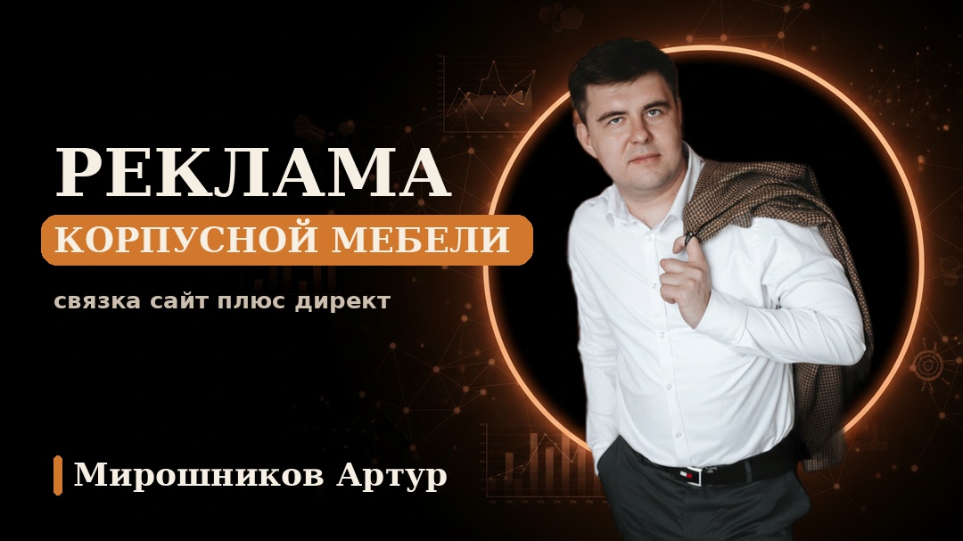 Реклама корпусной мебели: связка сайт плюс Директ